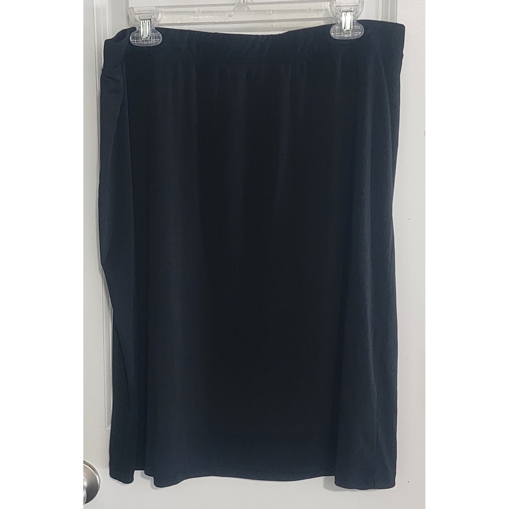 Jaclyn Smith Collection Skirt Black Women's Size XL Extra Large Kmart Sears